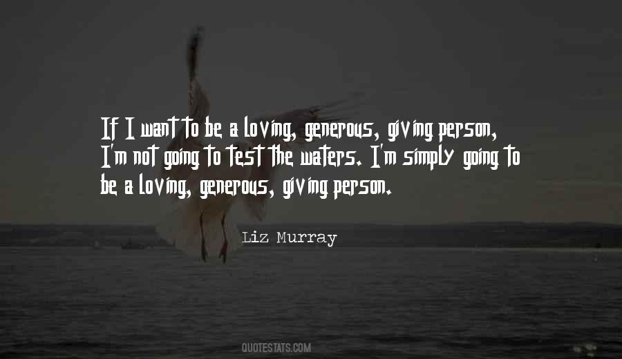 Giving Person Quotes #321144