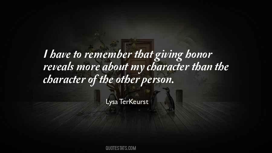 Giving Person Quotes #80124