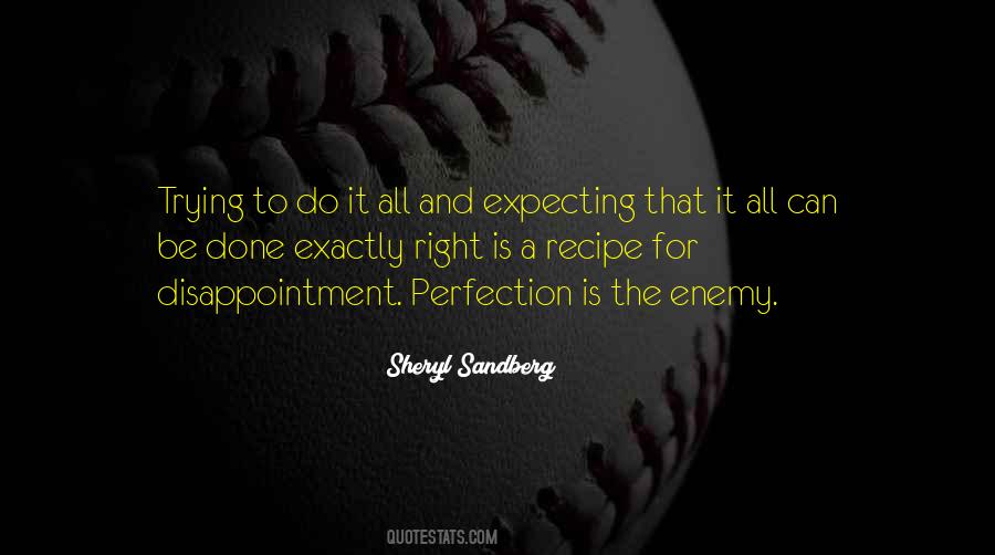 Enemy Of Perfection Quotes #1763963