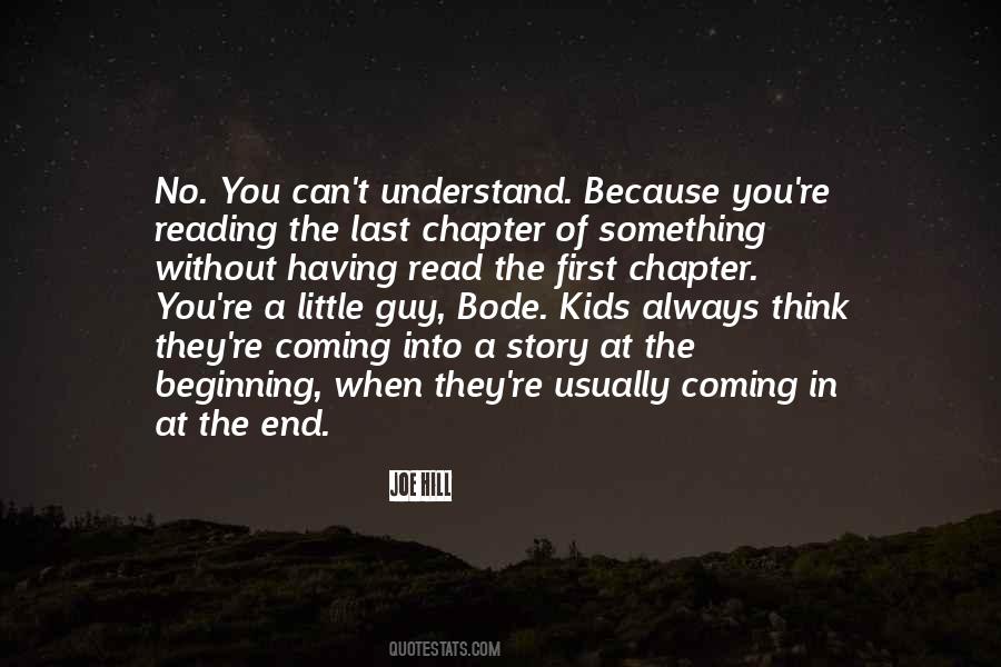 Quotes About The End Of A Chapter #1143441