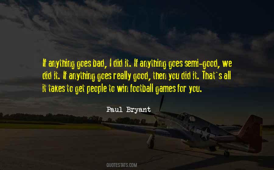 Good Football Quotes #177247