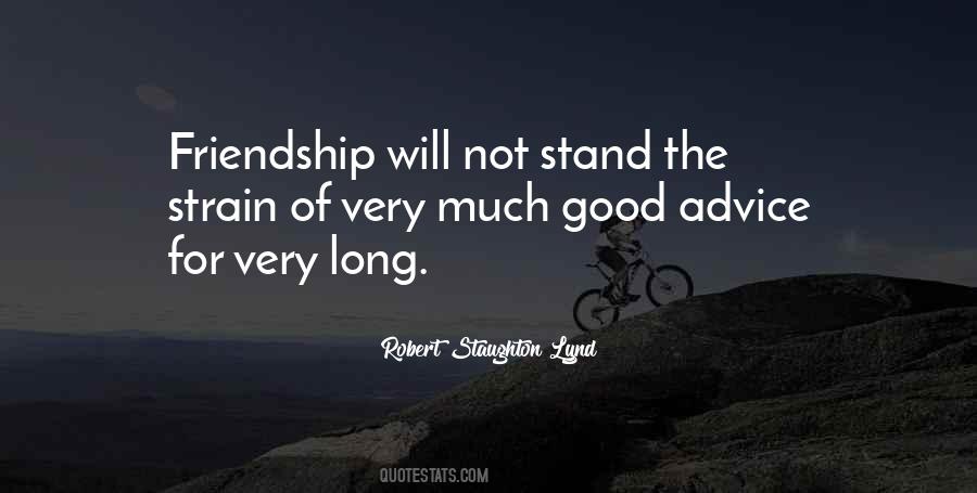 Good For Friendship Quotes #505619