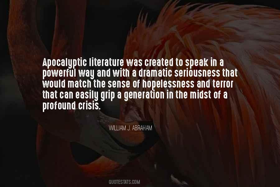 Powerful Literature Quotes #215933