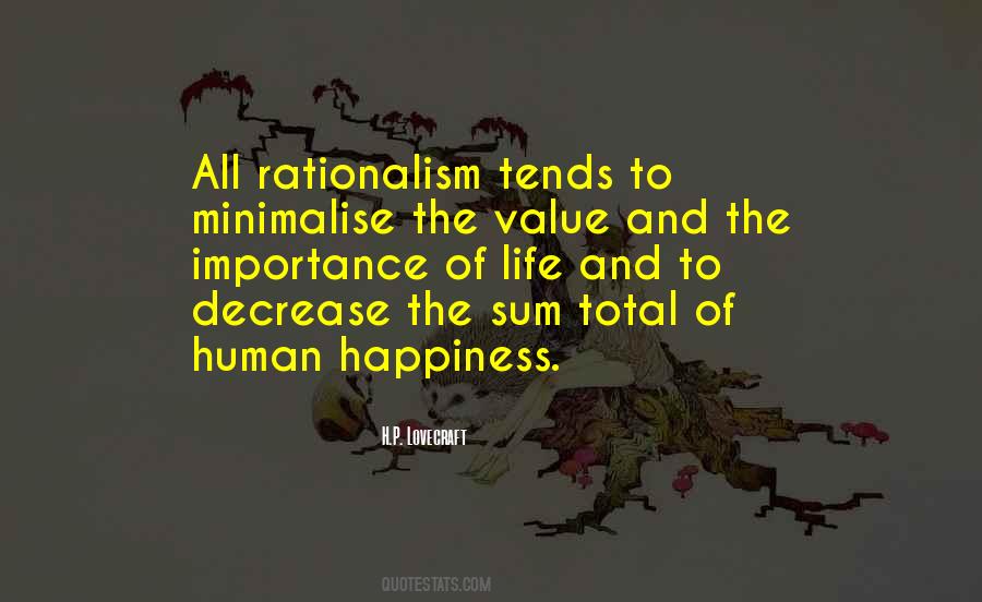 The Value Of Human Life Quotes #883492