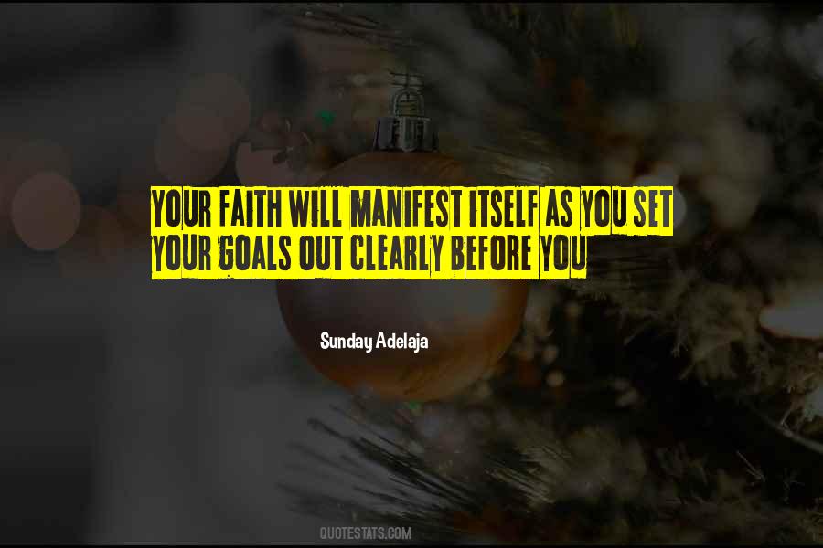 Quotes About Faith Goals #1715302