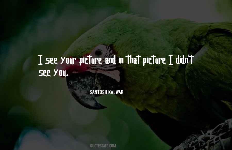 I See Your Picture Quotes #1553771