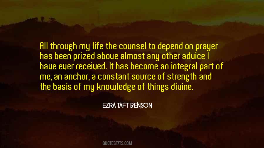 Quotes About The Source Of Strength #1672727