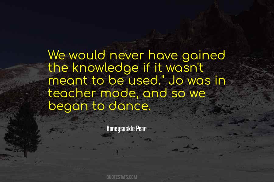 Teacher Dance Quotes #930622