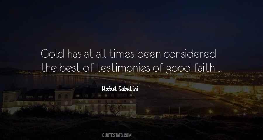 Good Gold Quotes #521578