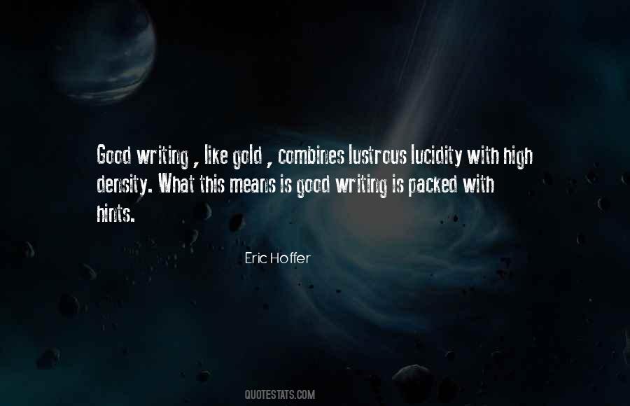Good Gold Quotes #831154
