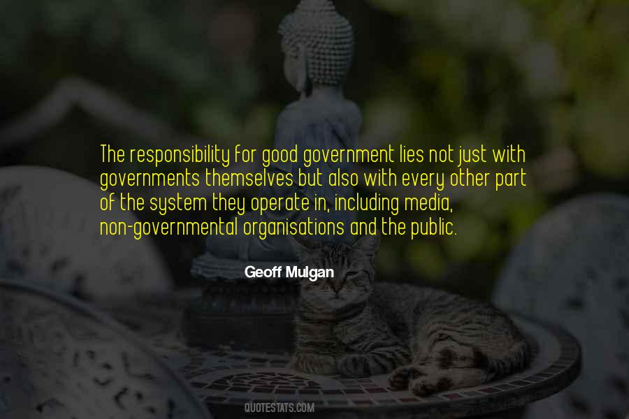 Good Government Quotes #1106827