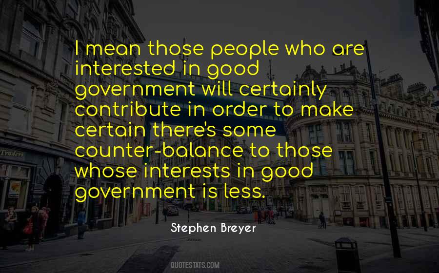 Good Government Quotes #1129085