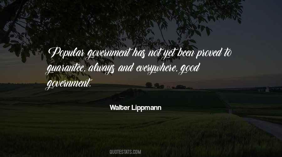 Good Government Quotes #119820