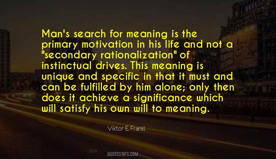 Will To Meaning Quotes #538468