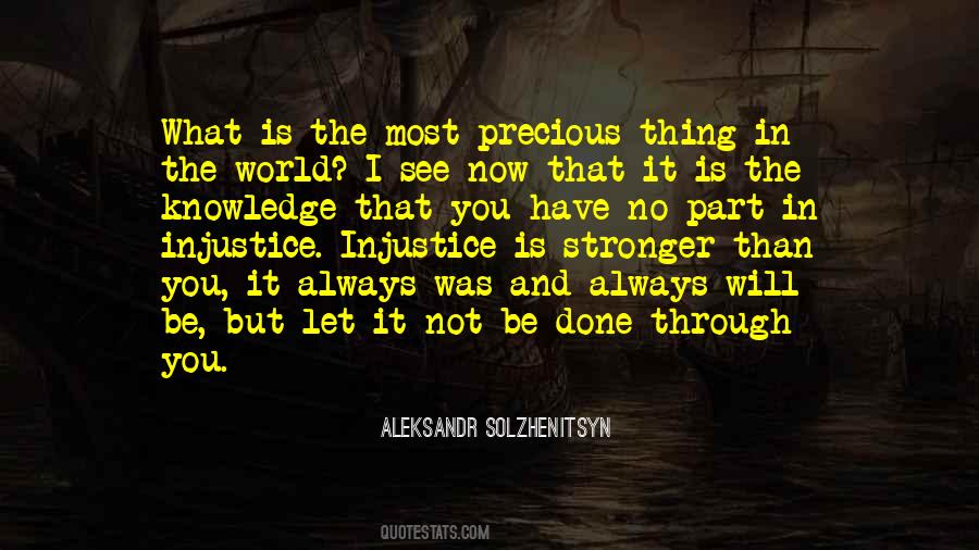 Precious Thing Quotes #663665