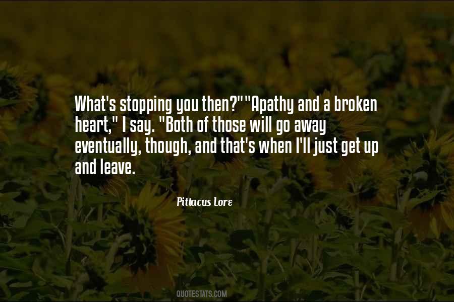 Just Get Up And Go Quotes #337994