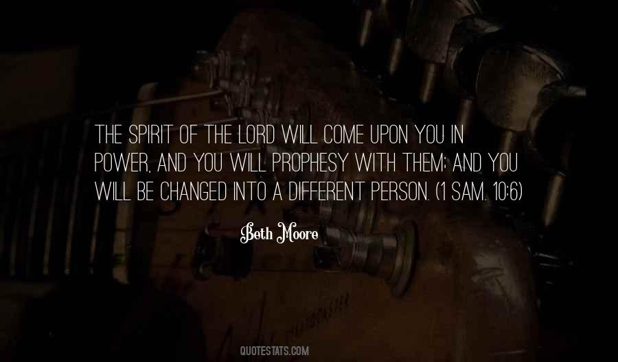 Spirit Of The Lord Quotes #1531435