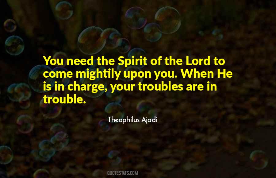 Spirit Of The Lord Quotes #1596776