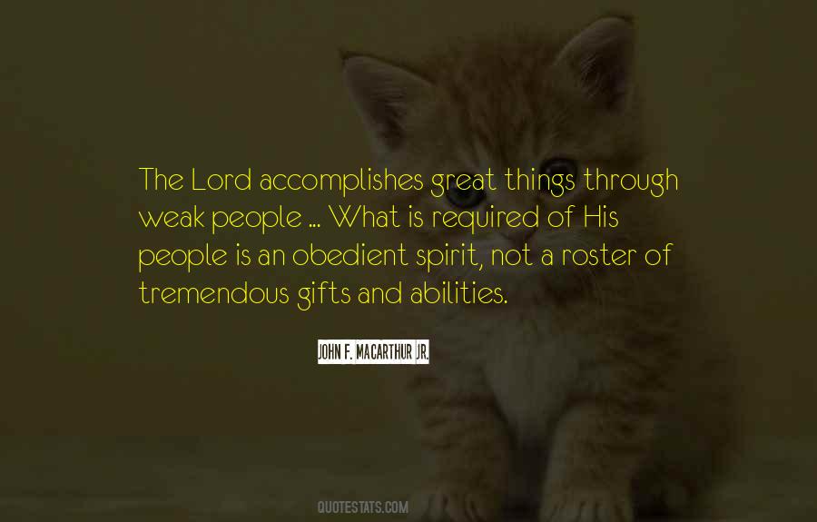 Spirit Of The Lord Quotes #180304