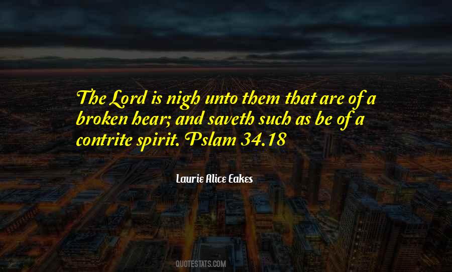 Spirit Of The Lord Quotes #191852