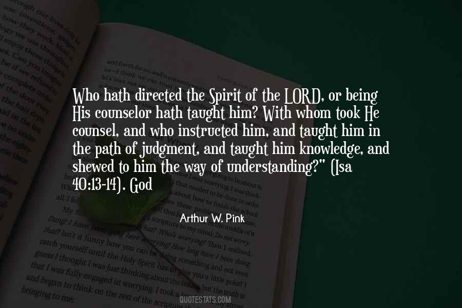 Spirit Of The Lord Quotes #521211