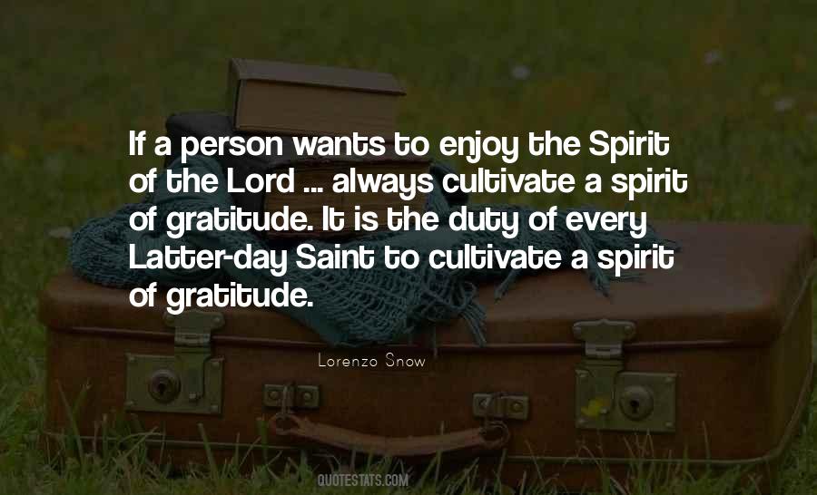 Spirit Of The Lord Quotes #63327