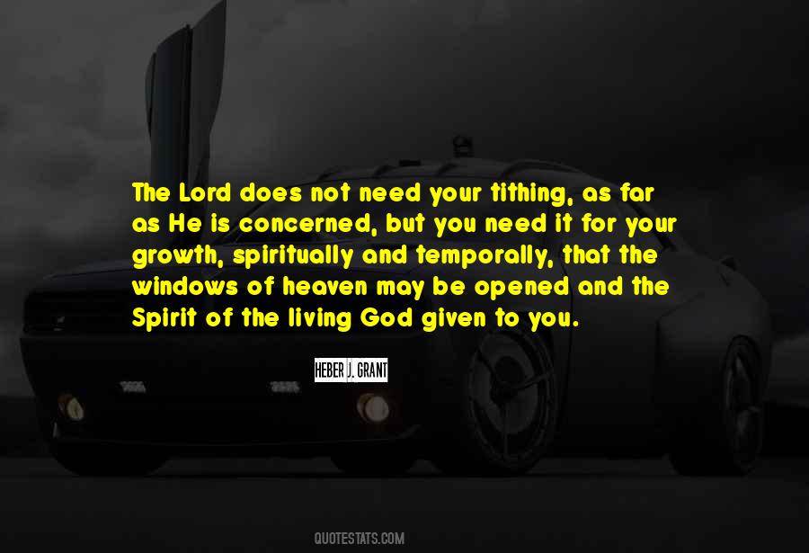 Spirit Of The Lord Quotes #752432