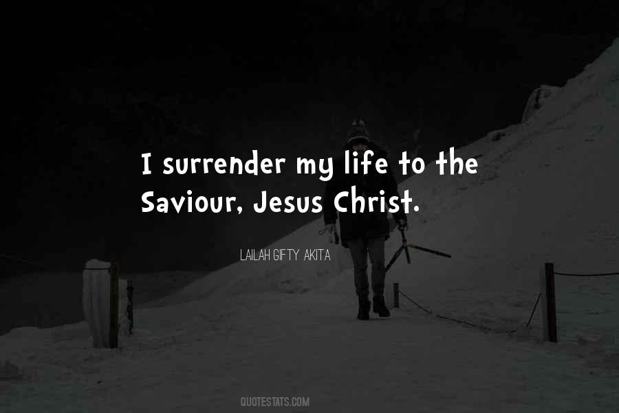 Quotes About Surrender To Jesus #1221649