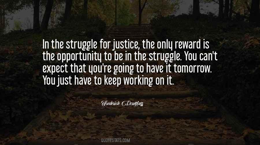 Struggle Reward Quotes #141269