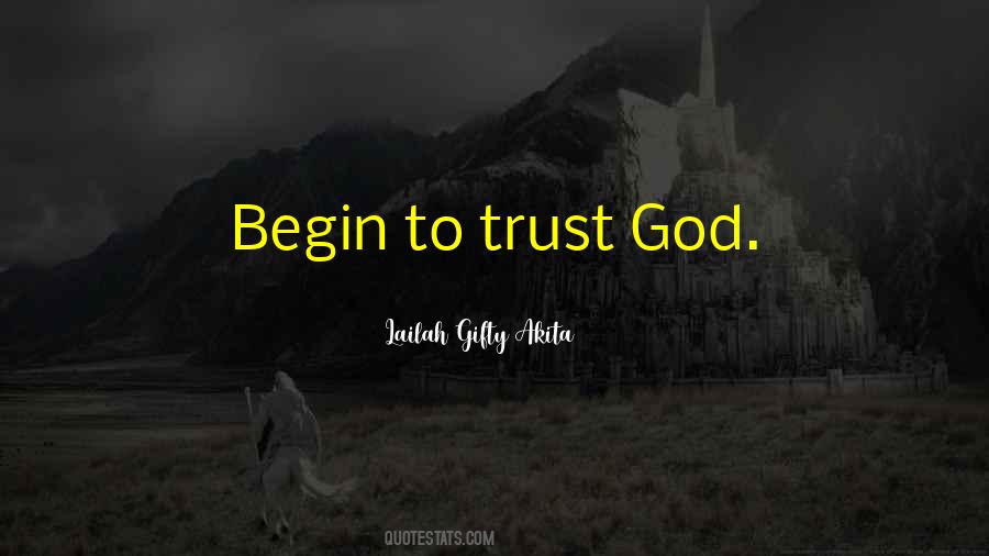 Life Trust God Quotes #962047