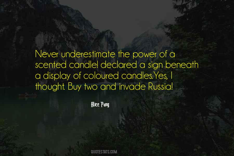 Never Underestimate The Power Quotes #612012