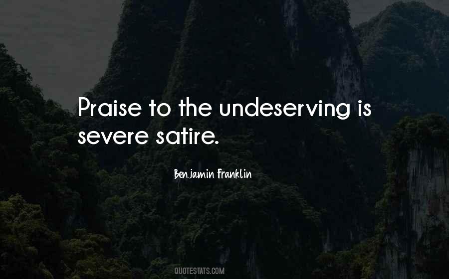 Best Satire Quotes #273670
