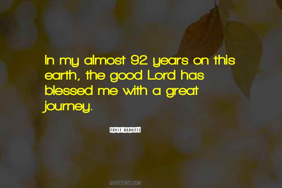 Great Journey Quotes #1585051