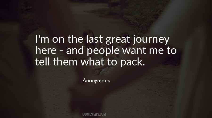 Great Journey Quotes #753526