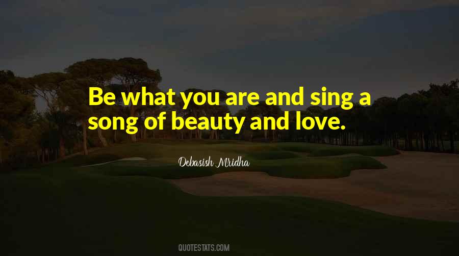 Beauty Song Quotes #1589283