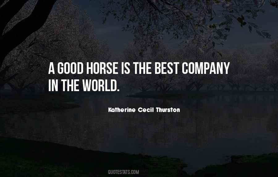Good Horse Quotes #1116398