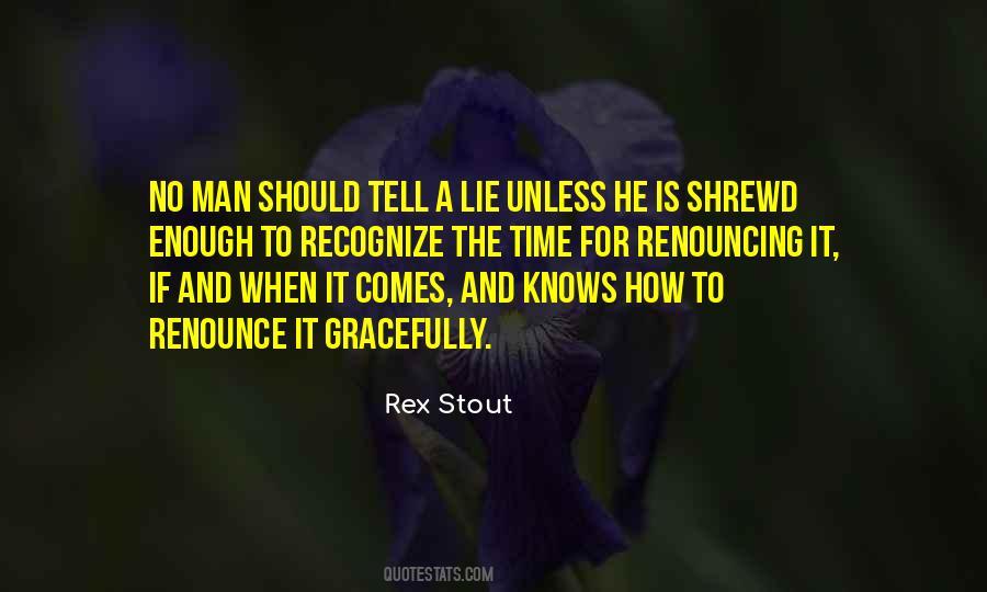 Man Lie Quotes #149960