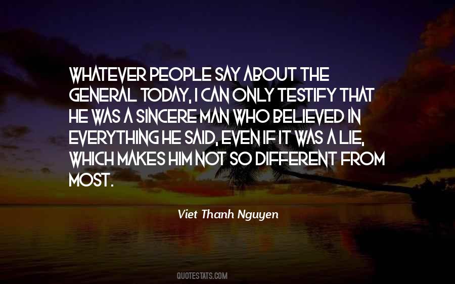 Man Lie Quotes #449081