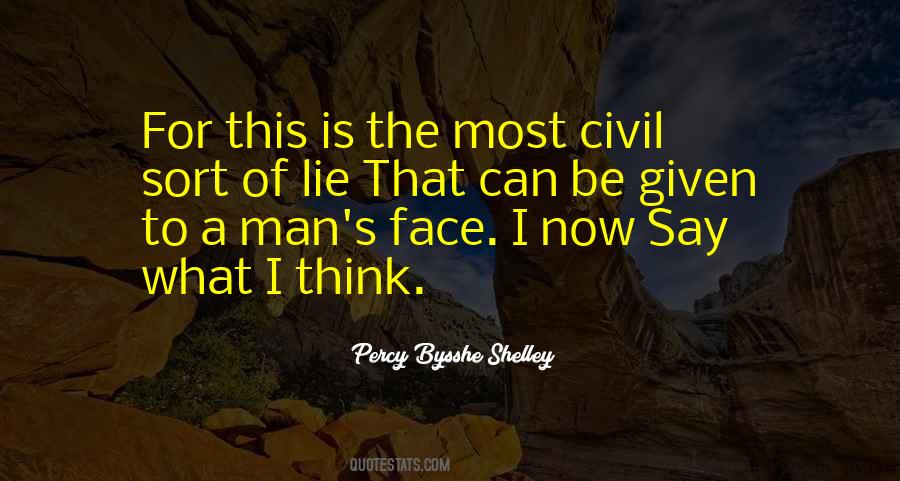 Man Lie Quotes #80908