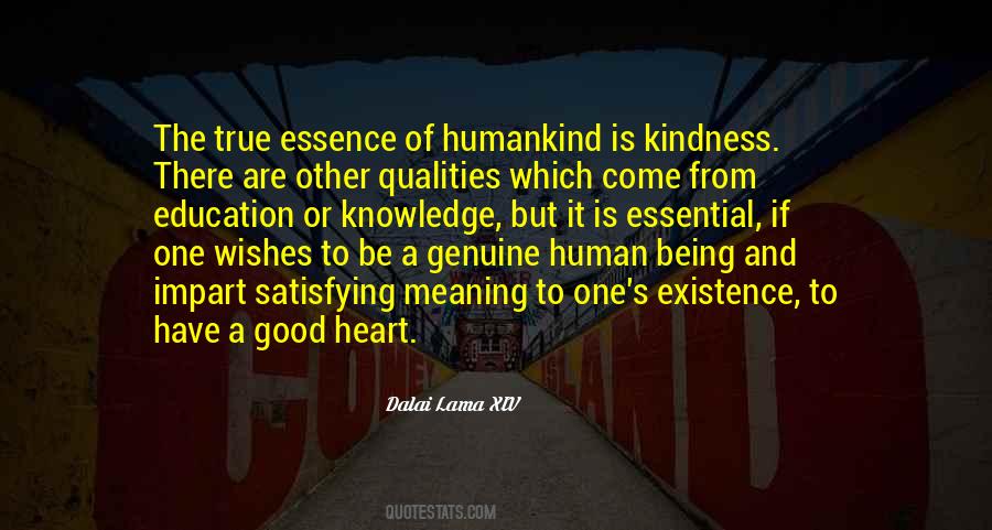 Good Human Qualities Quotes #1431099