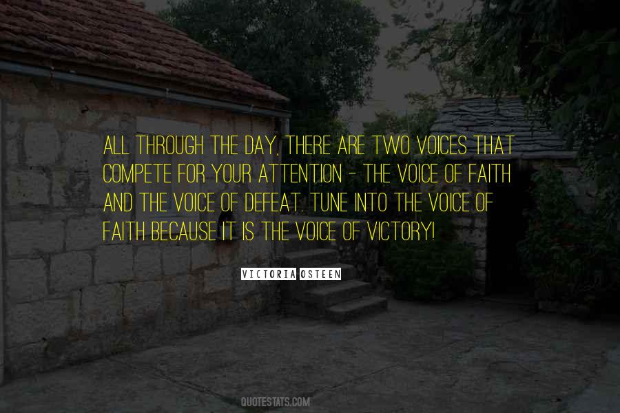 Faith And Victory Quotes #1530179