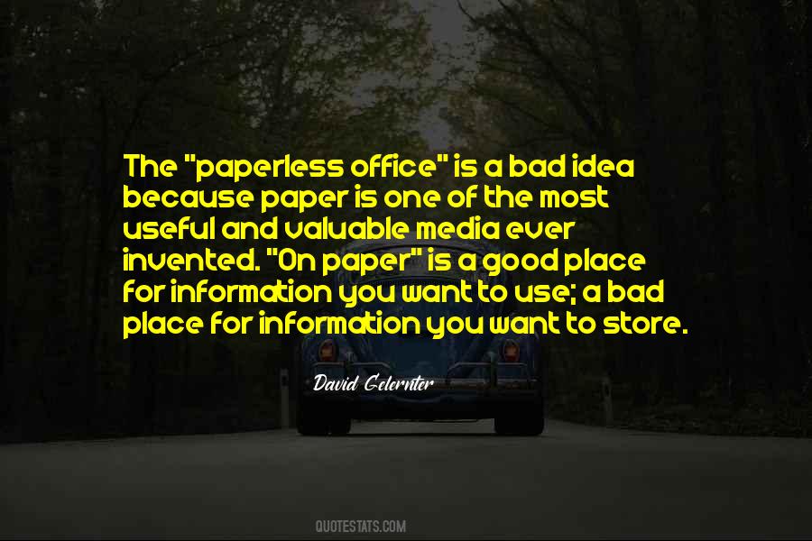 Good Idea Bad Idea Quotes #1033725