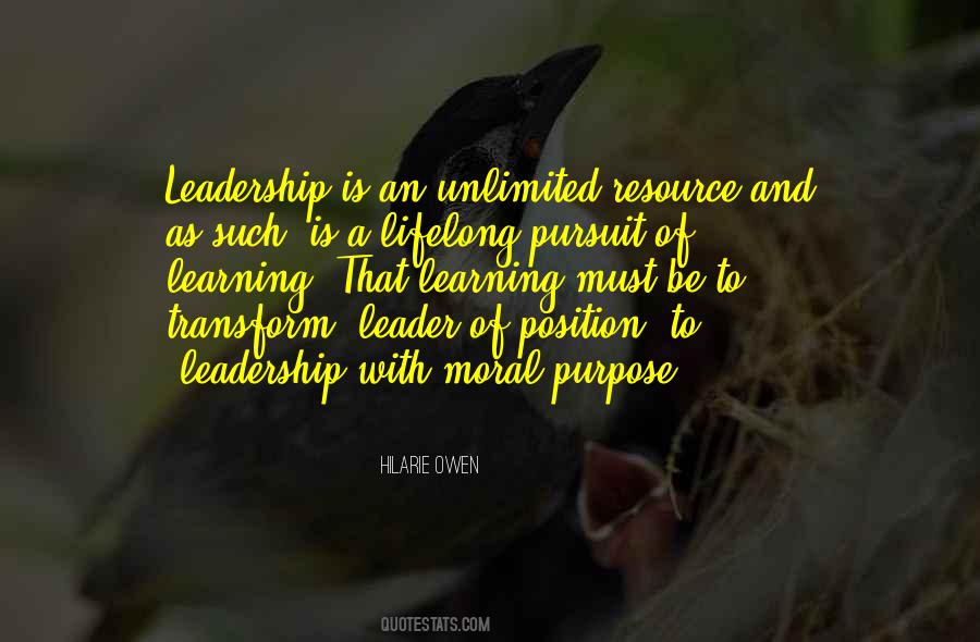 Learning Leader Quotes #1113623