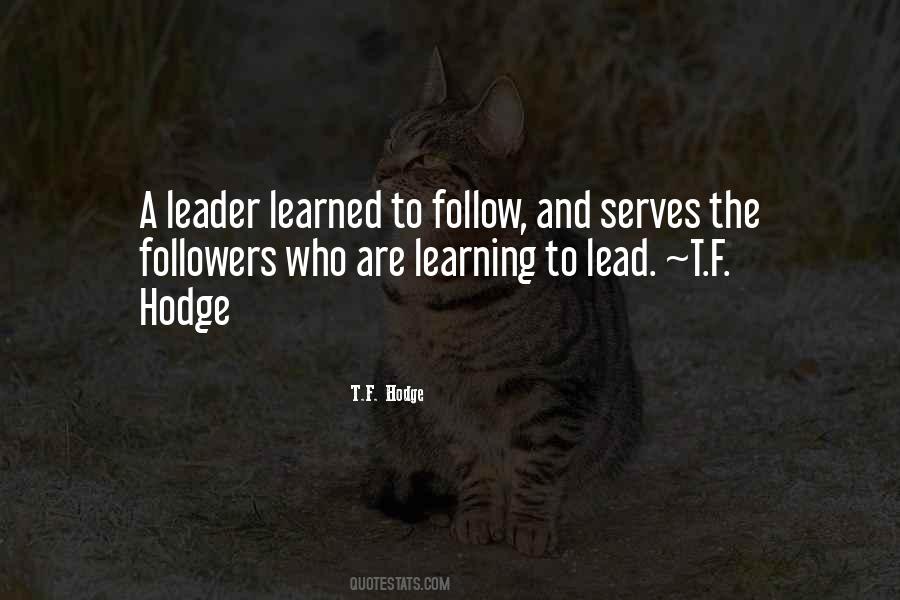 Learning Leader Quotes #1402170