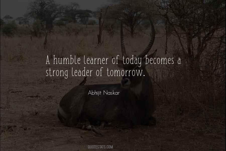 Learning Leader Quotes #1736196