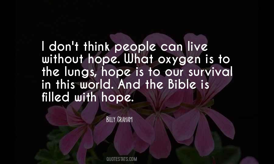 Quotes About Survival Hope #422011