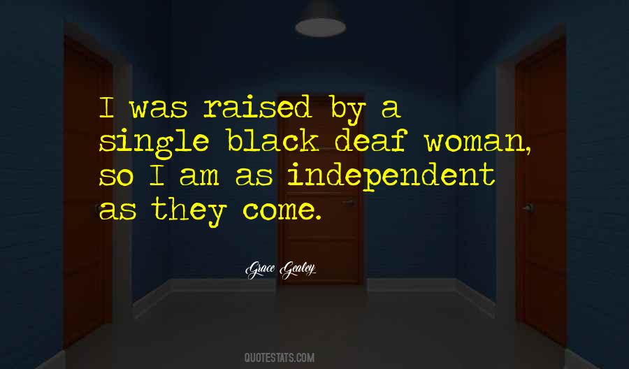 Woman Independent Quotes #1033897