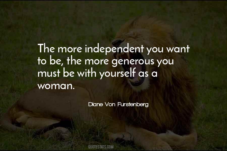 Woman Independent Quotes #1120616