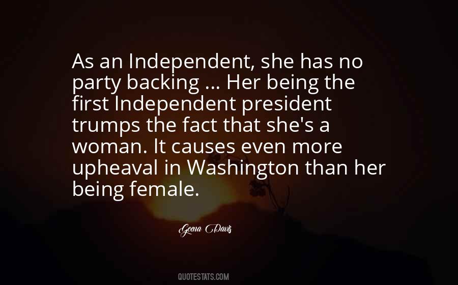 Woman Independent Quotes #1301330