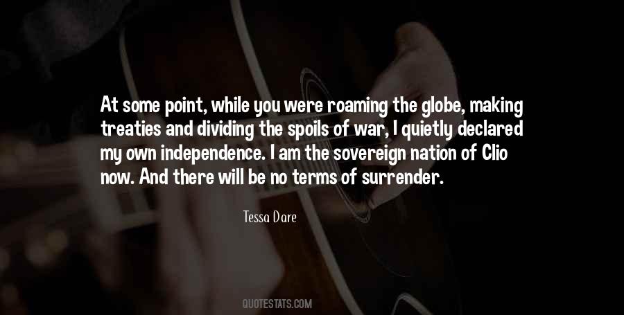 War Surrender Quotes #1498210